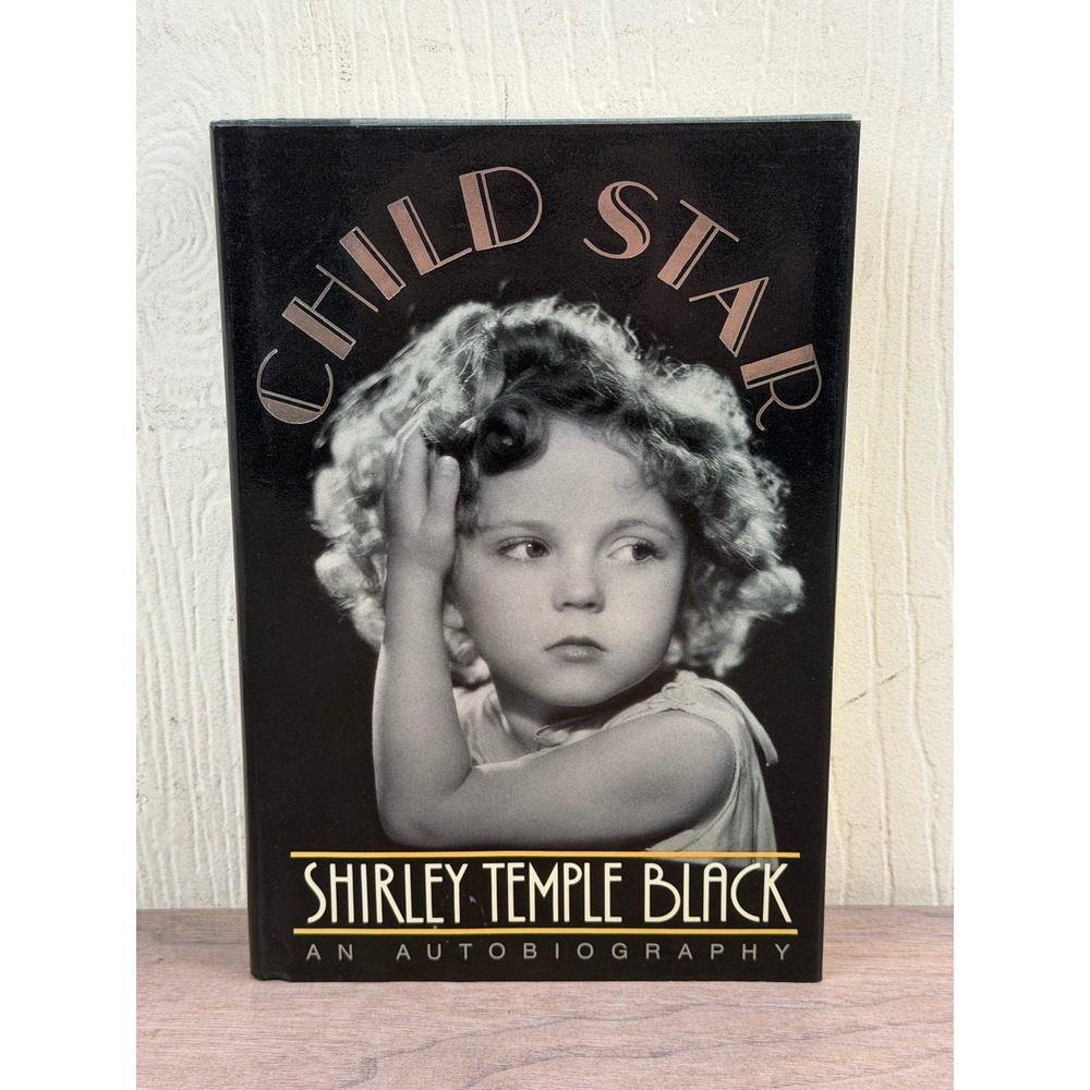 Child Star Shirley Temple Black 1988 First Edition Autobiography McGraw-Hill